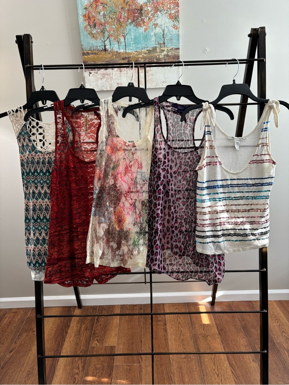 Bundle of Five Summer Tops Mixed Brands Size Small Juniors
